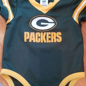 Green Bay Packer onesie